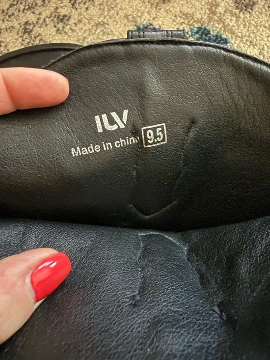 Black Leather Embroidered Cowboy Boot - Picture 12 of 12